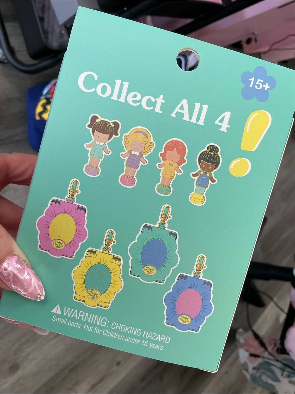 POLLY POCKET DOUBLE BLIND ENAMEL PIN & MINI ITA BAG CHARMS